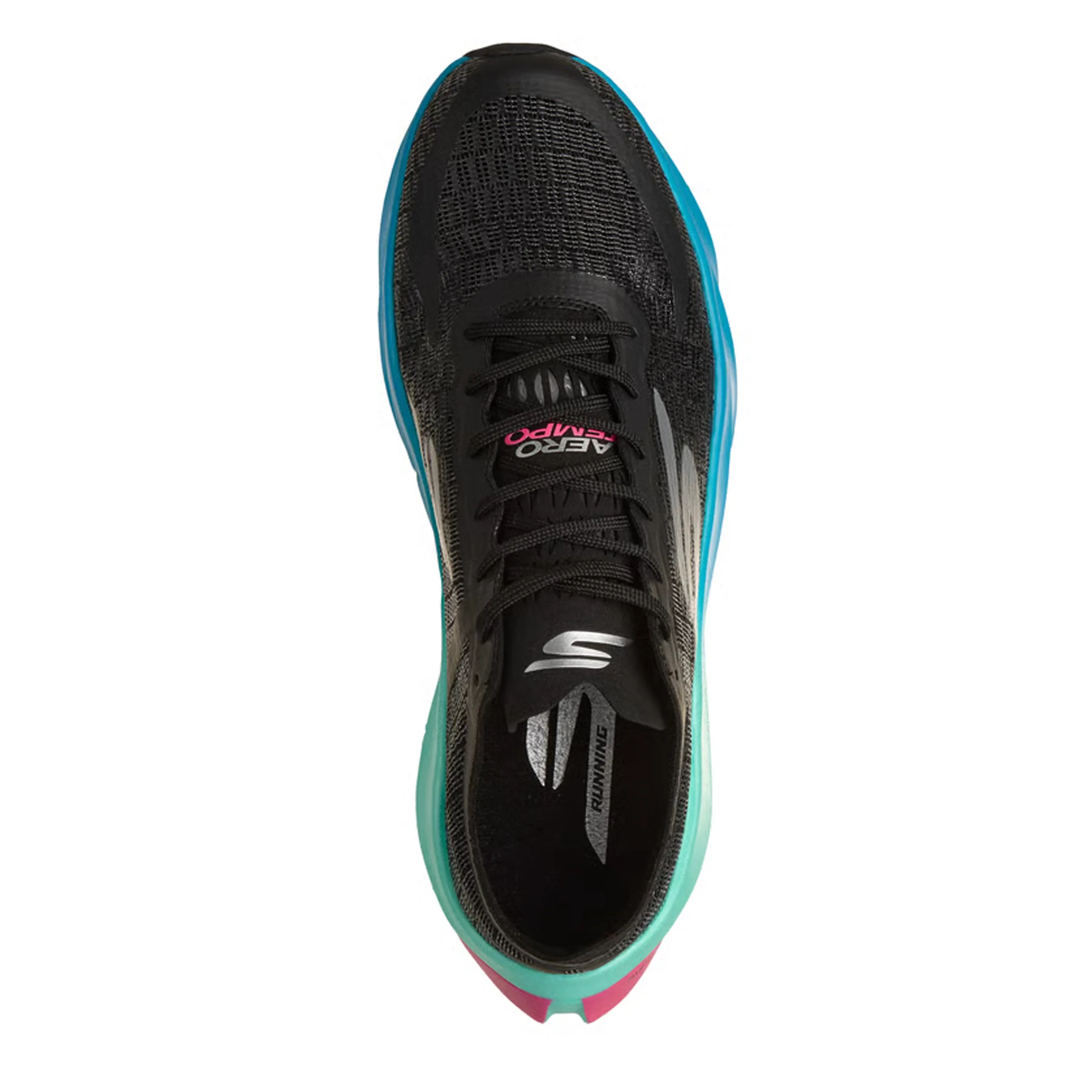 Tênis Skechers Aero Tempo masculino preto com foco em tecnologia e design